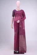 Magenta Kota Cotton Saree