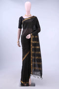 Black Silk Cotton Saree