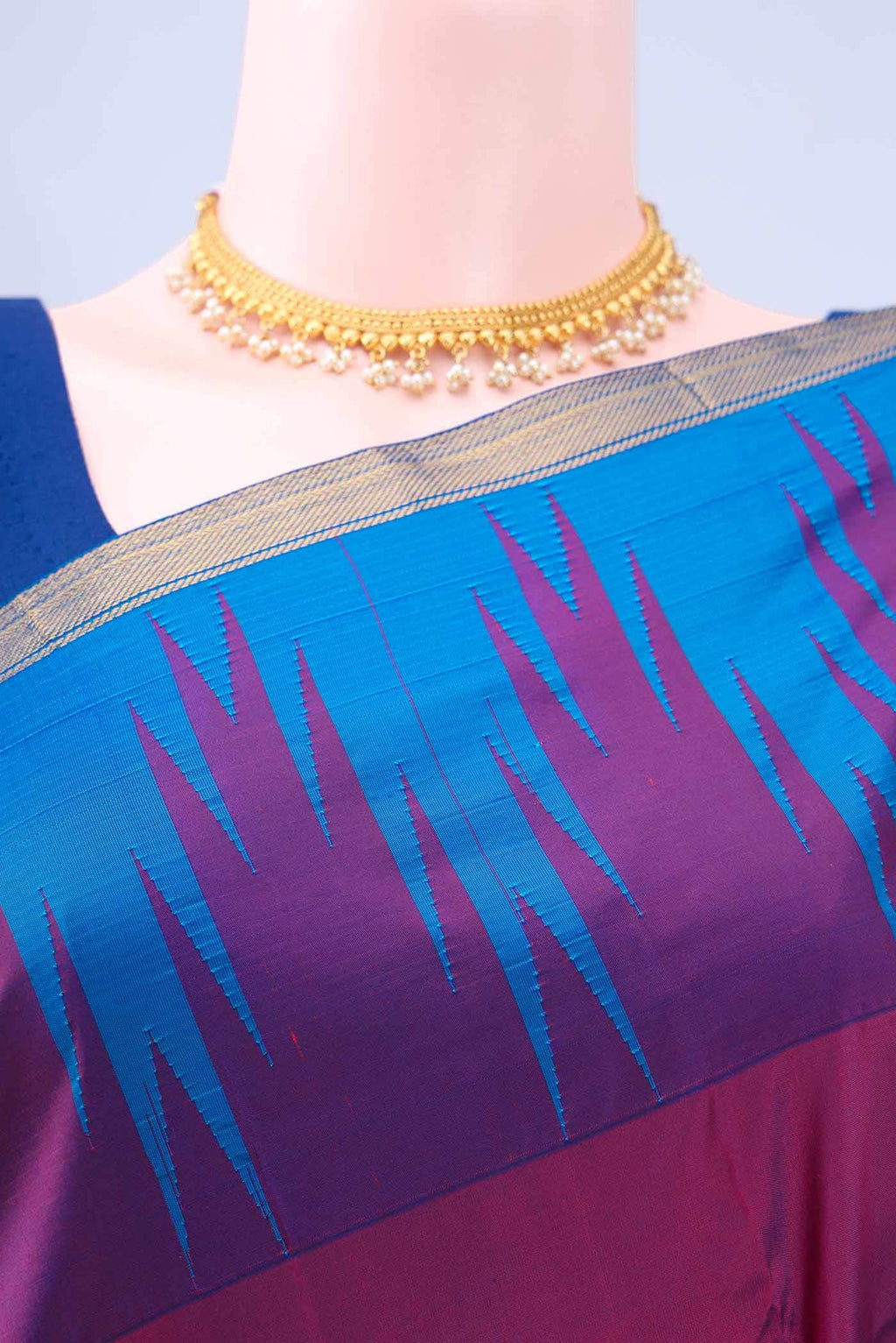 Magenta Blended Bangalore Silk - kadyal Saree