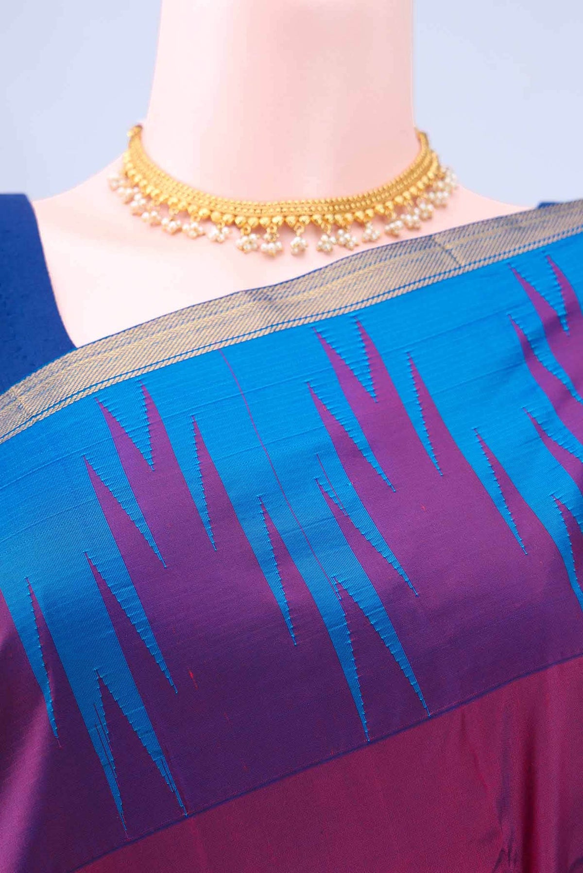 Magenta Blended Bangalore Silk - kadyal Saree
