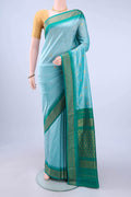 Sky Blue Blended Bangalore Silk - kadyal Saree