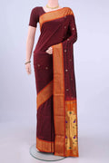 Maroon Blended Bangalore Silk - kadyal Saree