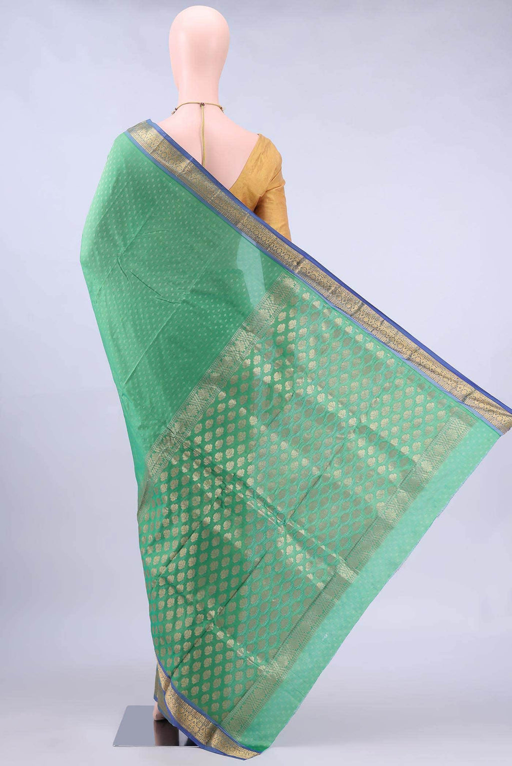 no Dual Tone Bangalore Silk Saree