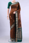Bronze Kora Cotton Saree