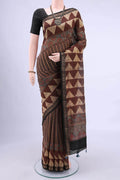 Maroon Chanderi Silk Cotton Saree