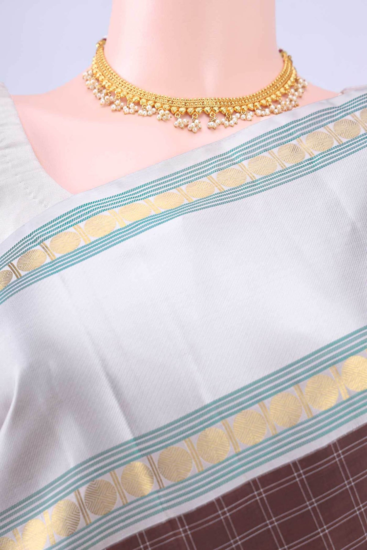 Coffee Brown Kanjivaram Silk Saree