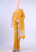 Yellow Bengal Cotton - Tangail Saree