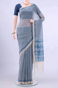 Off White Chanderi Silk Cotton Saree