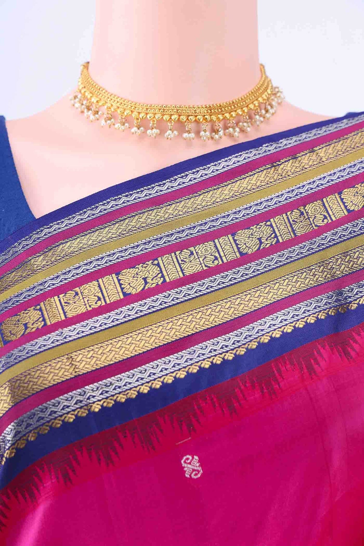 Rani Pink Bangalore Silk Saree