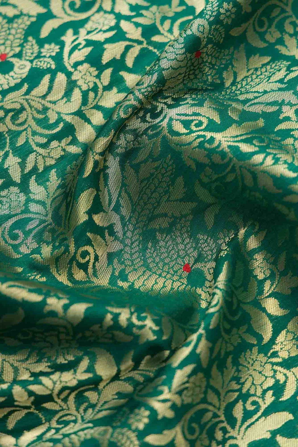 Green Banarasi Silk Saree