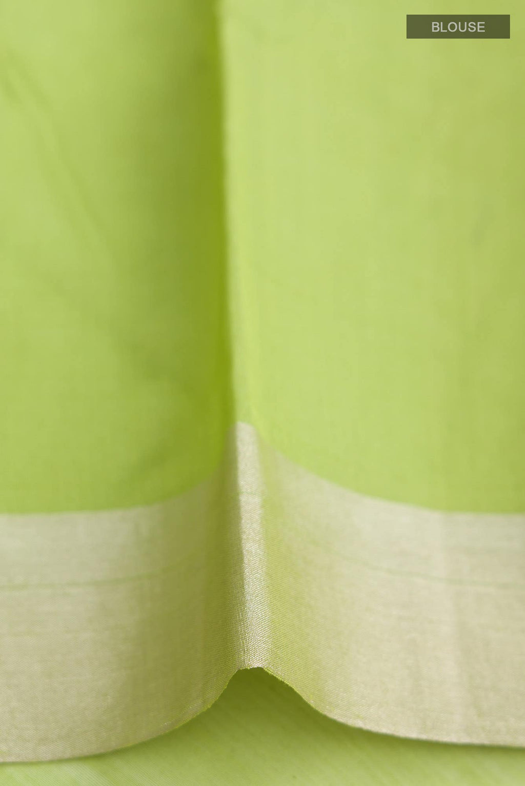 Navya  Green Chanderi Silk Cotton Saree