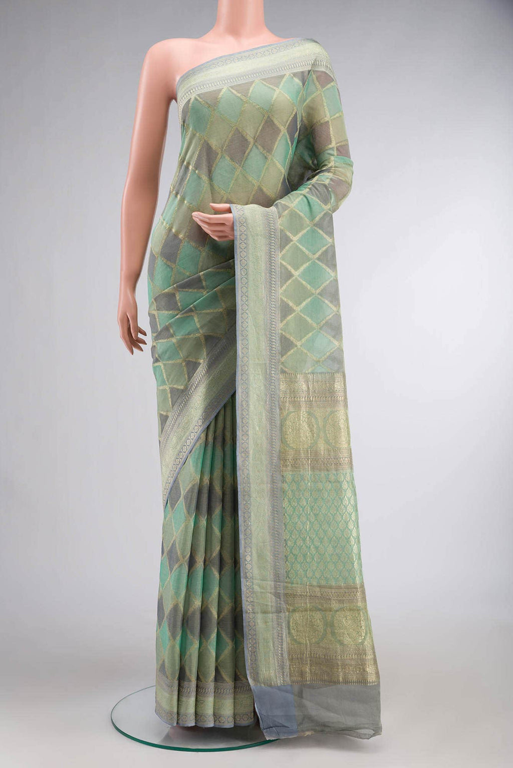 Multi Mysore Georgette Saree