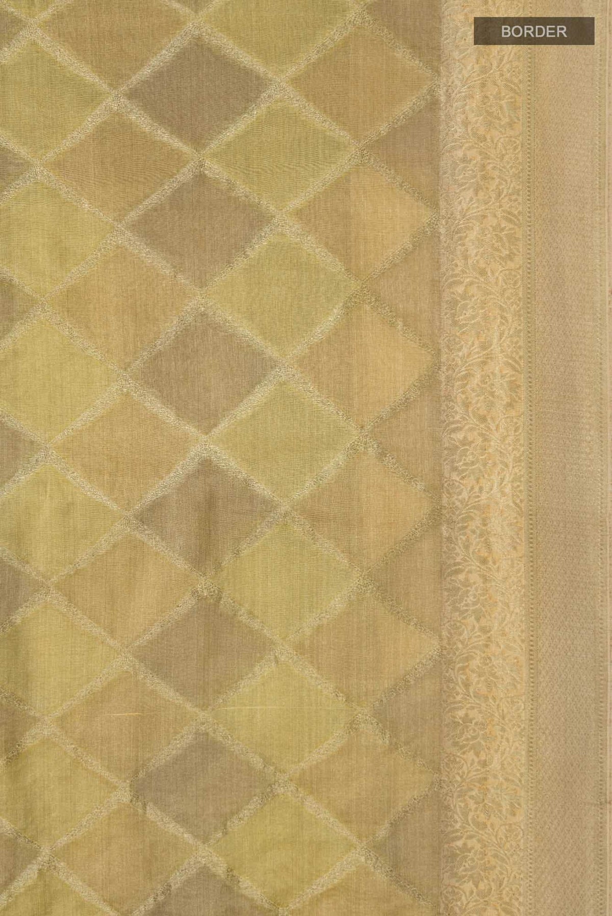 Yellow Mysore Georgette Saree