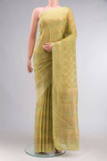 Green Mysore Georgette Saree