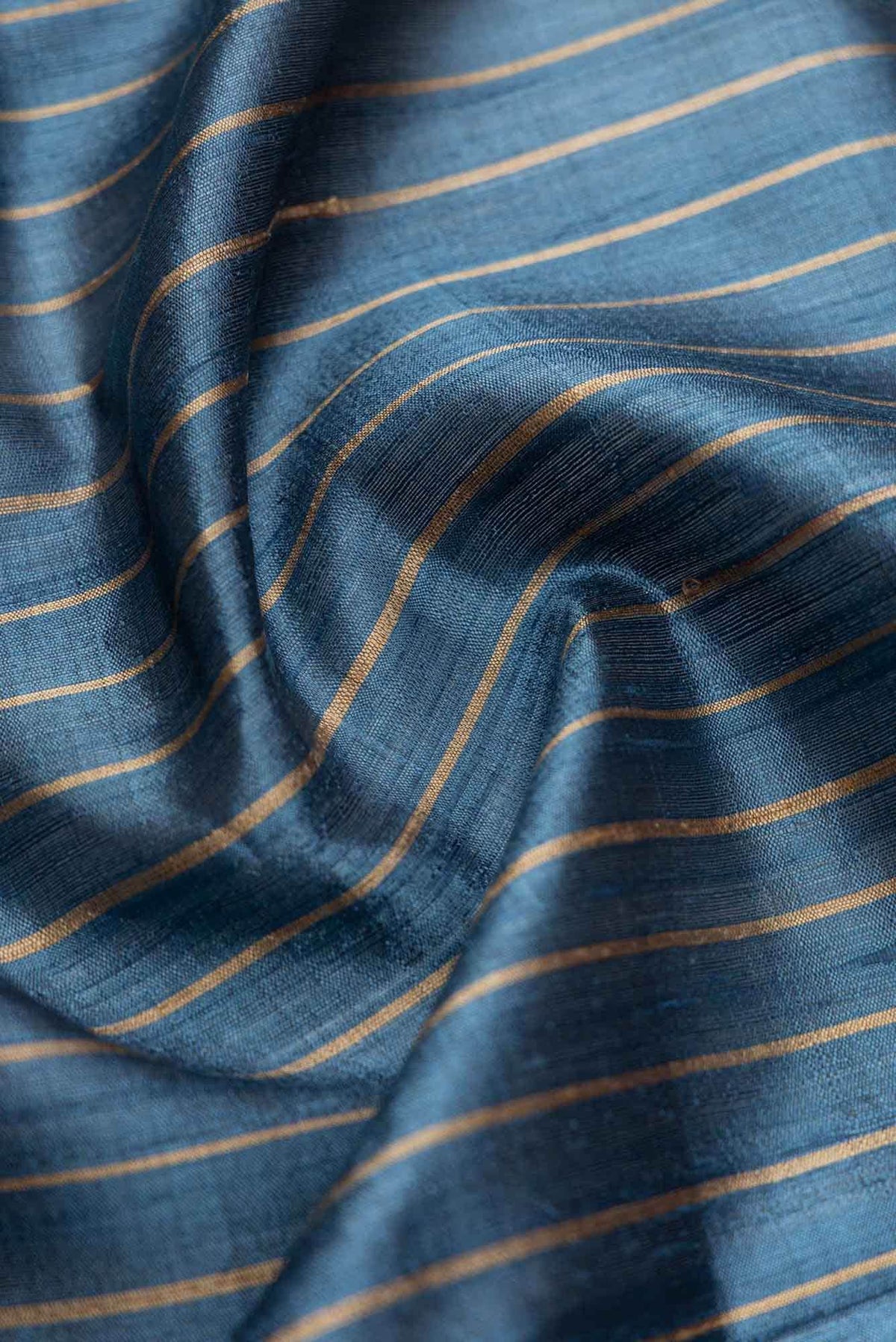 Avni-Blue Bhagalpuri Tussar Silk Saree