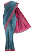 Avni-Blue Bhagalpuri Tussar Silk Saree