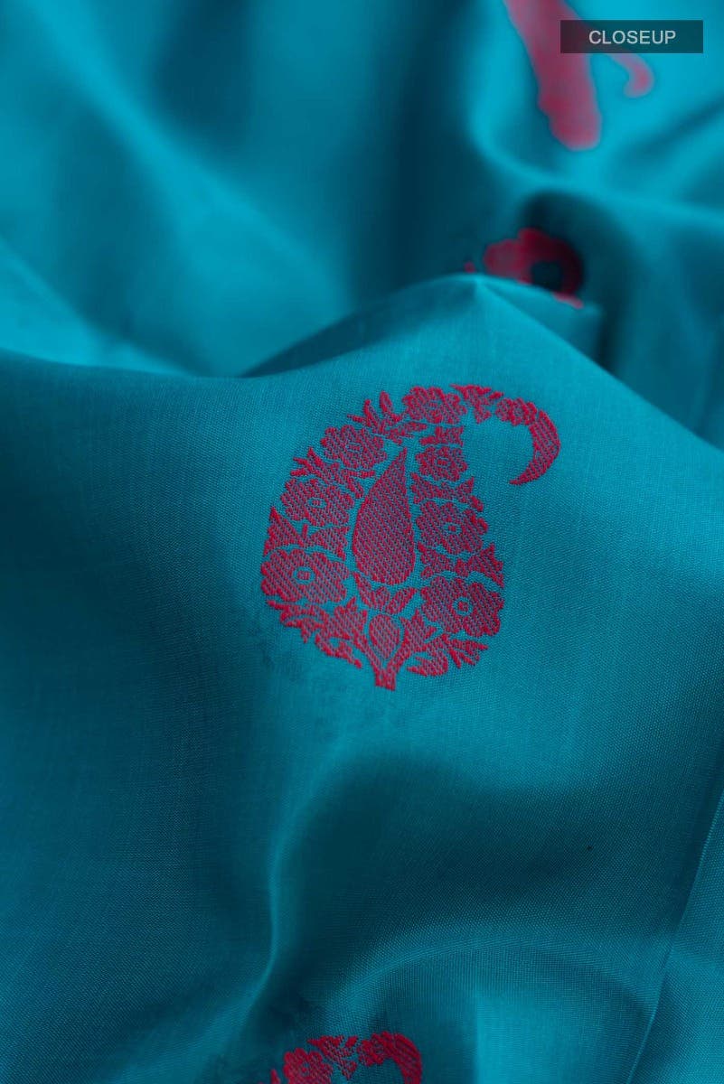 Blue Soft Silk Saree