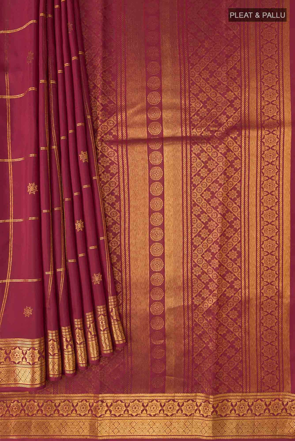 Savitri-Maroon Kanchipuram Silk Saree