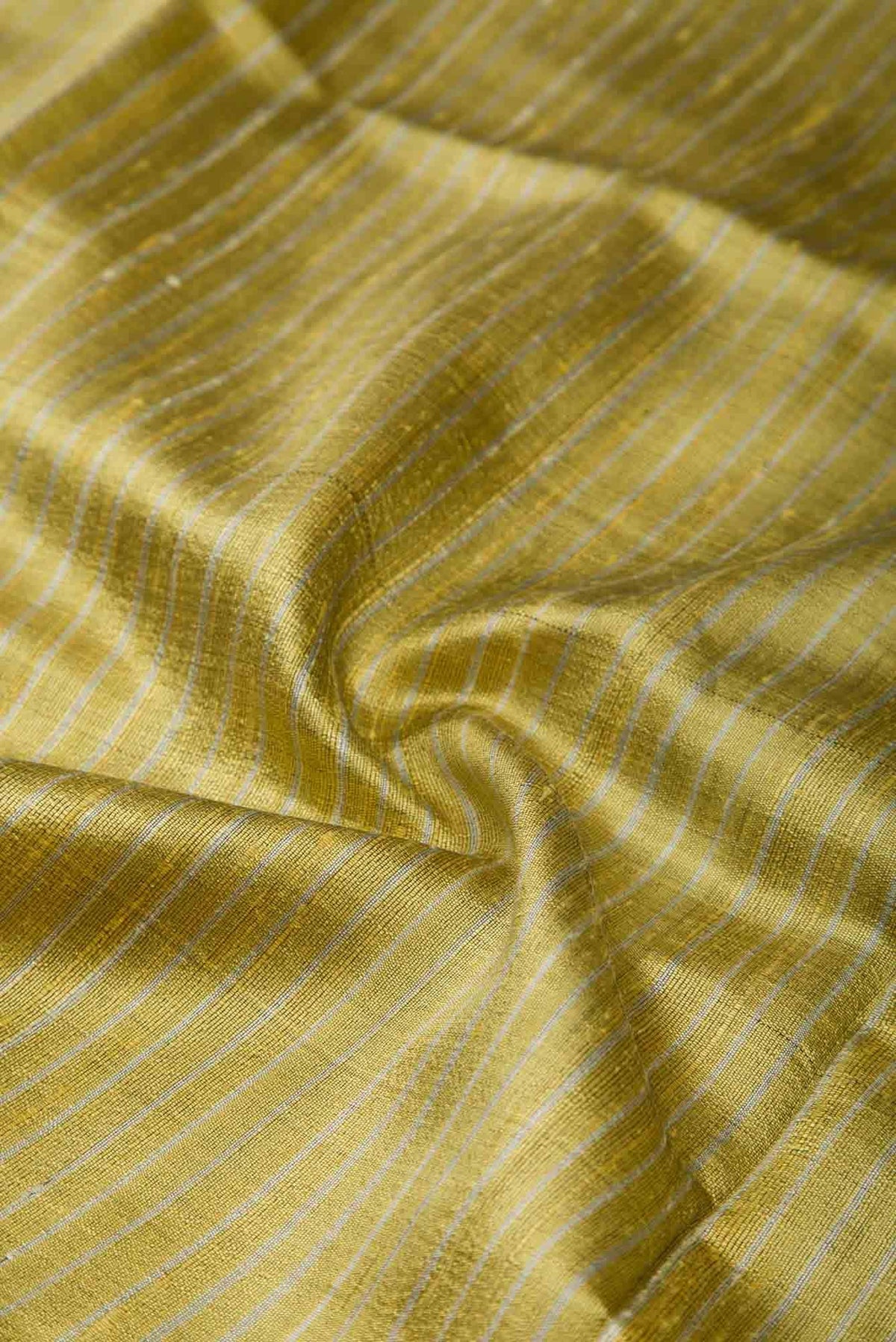 Avni-Olive Green Bhagalpuri Tussar Silk Saree