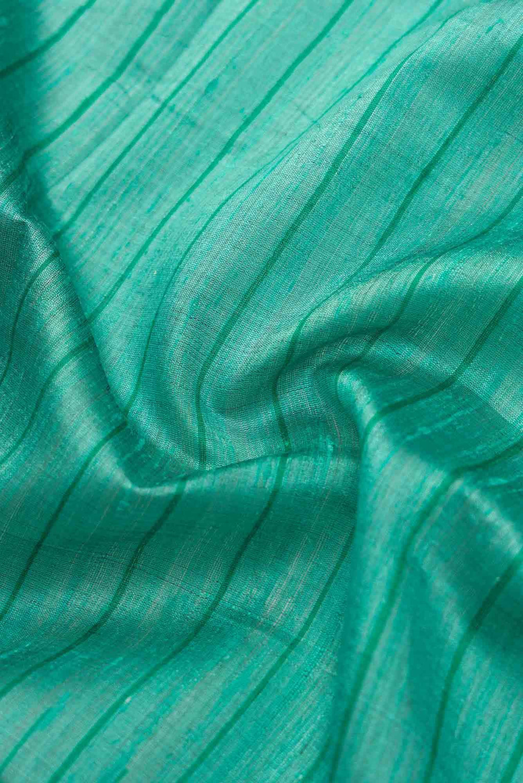 Amisha-Sea Green Bhagalpuri Tussar Silk Saree