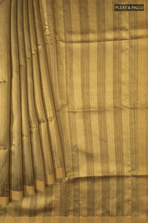 Amisha-Gold Bhagalpuri Tussar Silk Saree
