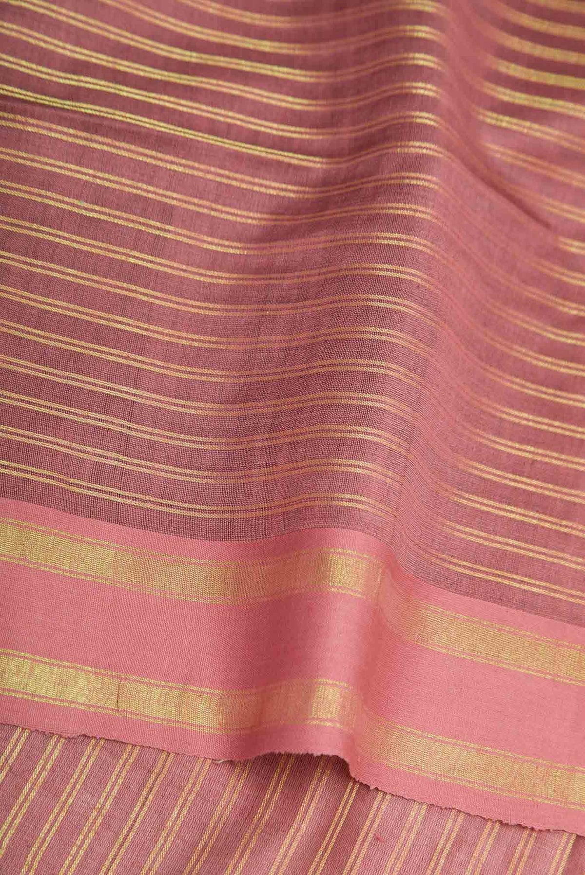 Akira- Taupe Green Bhagalpuri Tussar Silk Saree