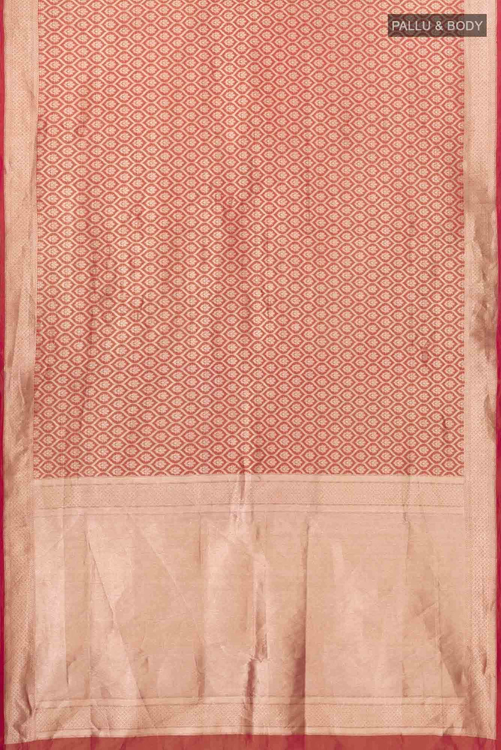 Antara-Orange Banarasi Silk Saree