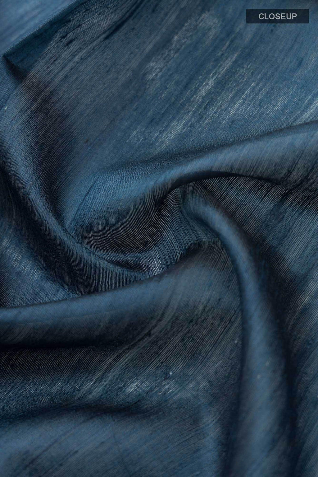Bhavi-Blue Bhagalpuri Tussar Silk Saree
