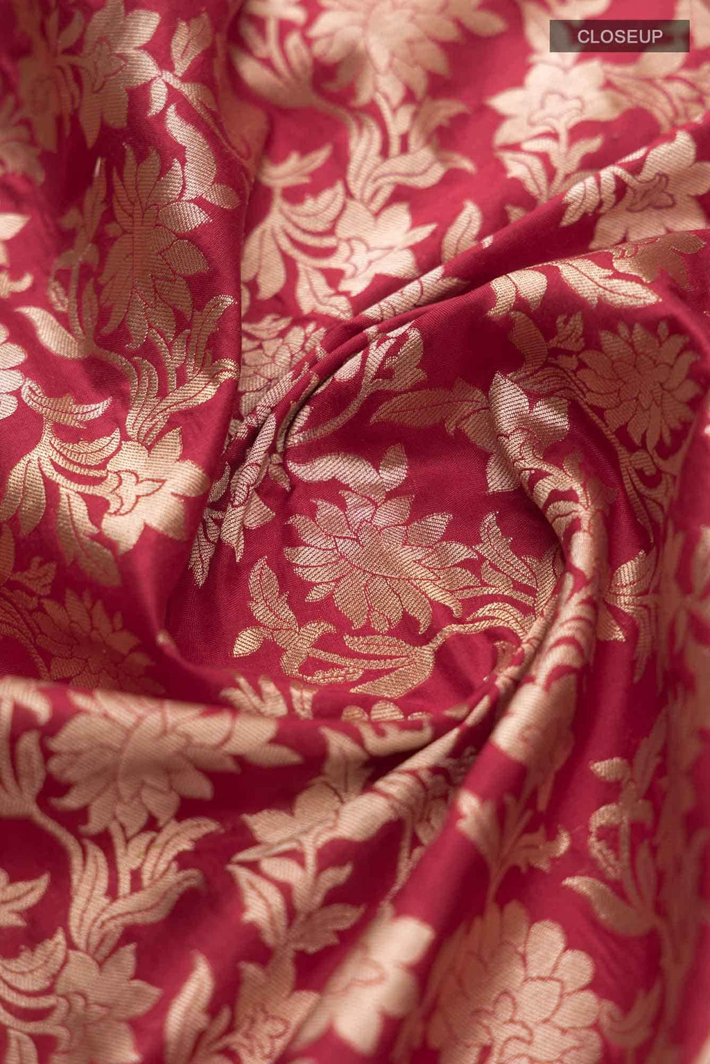 Gauhar-Red Banarasi Silk Saree
