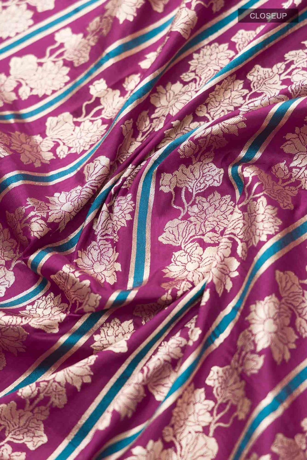 Lili Lajawab- Magenta Banarasi Silk Saree