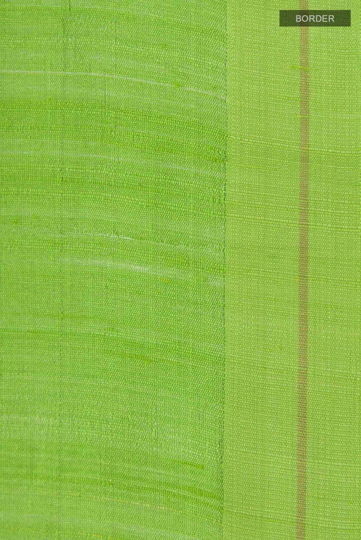 Kruti-Light green Bhagalpuri Tussar Silk Saree