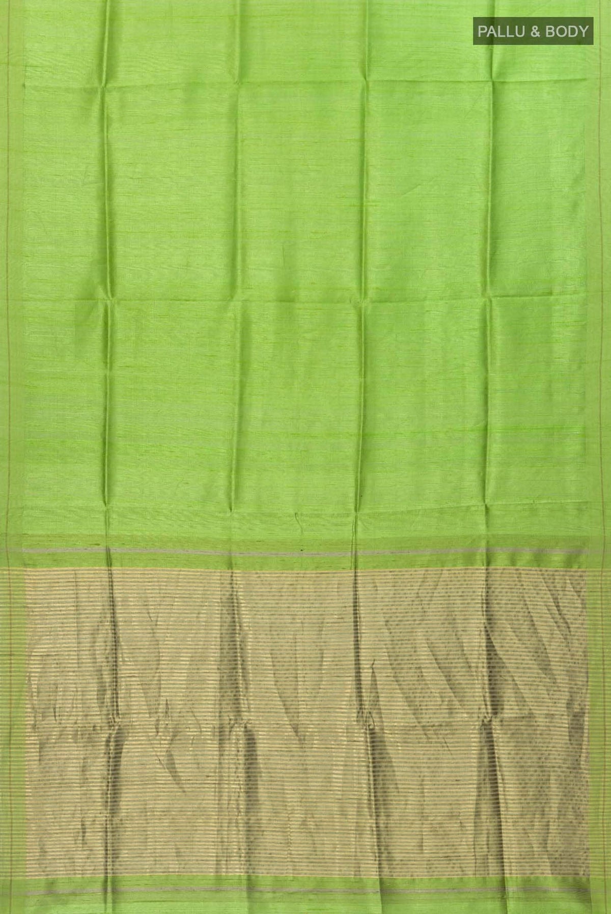 Kruti-Light green Bhagalpuri Tussar Silk Saree