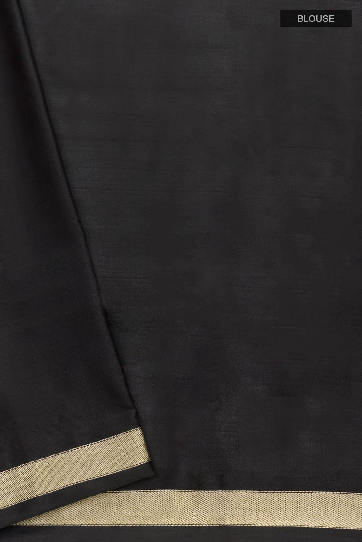 The jeweled Bird-Black Banarasi Silk Saree