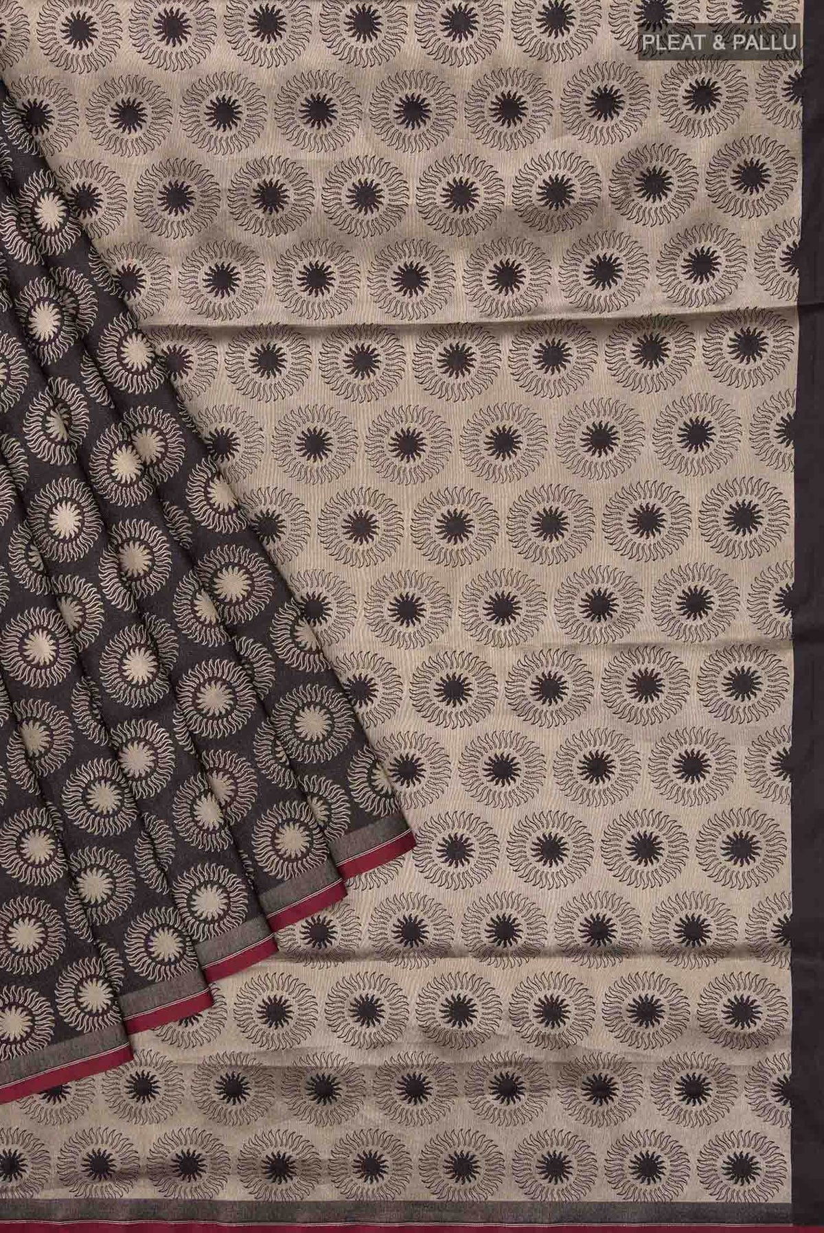 A New Day-Black Banarasi Silk Saree