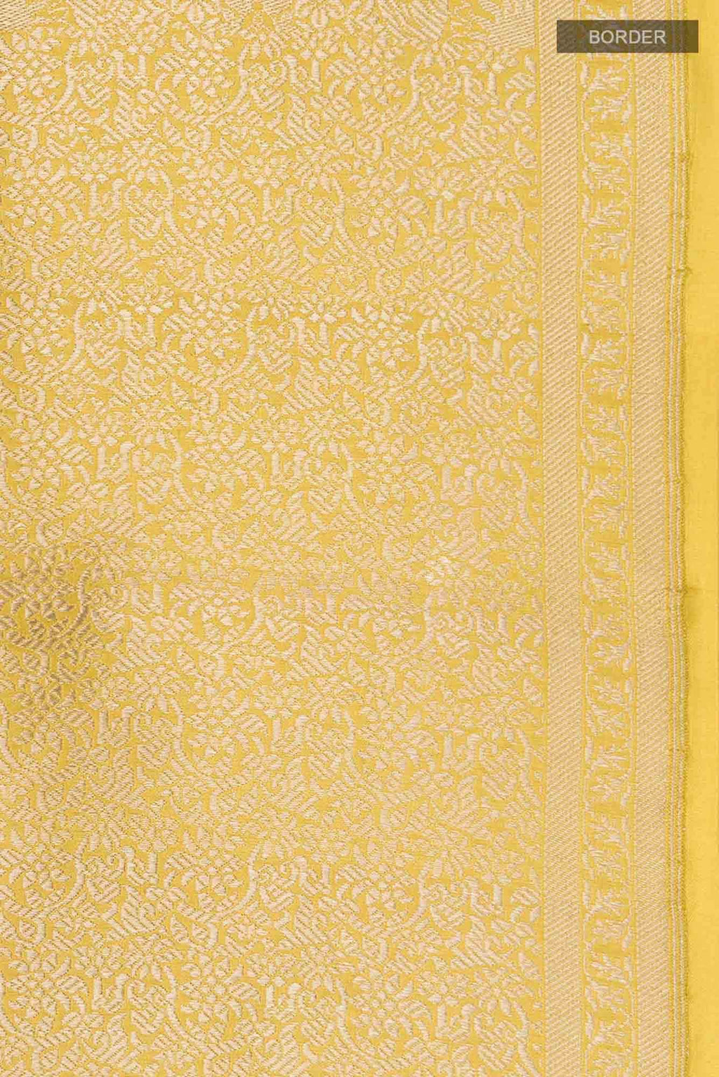 Chariots of the Sun-Yellow Banarasi Silk Saree