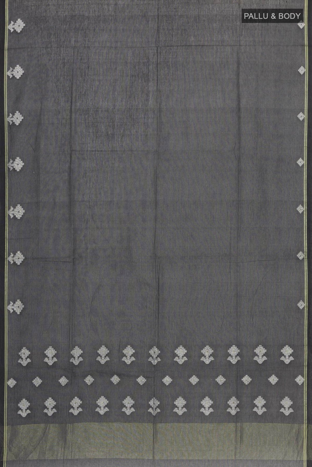 Anuradha-Black Bengal Cotton Saree