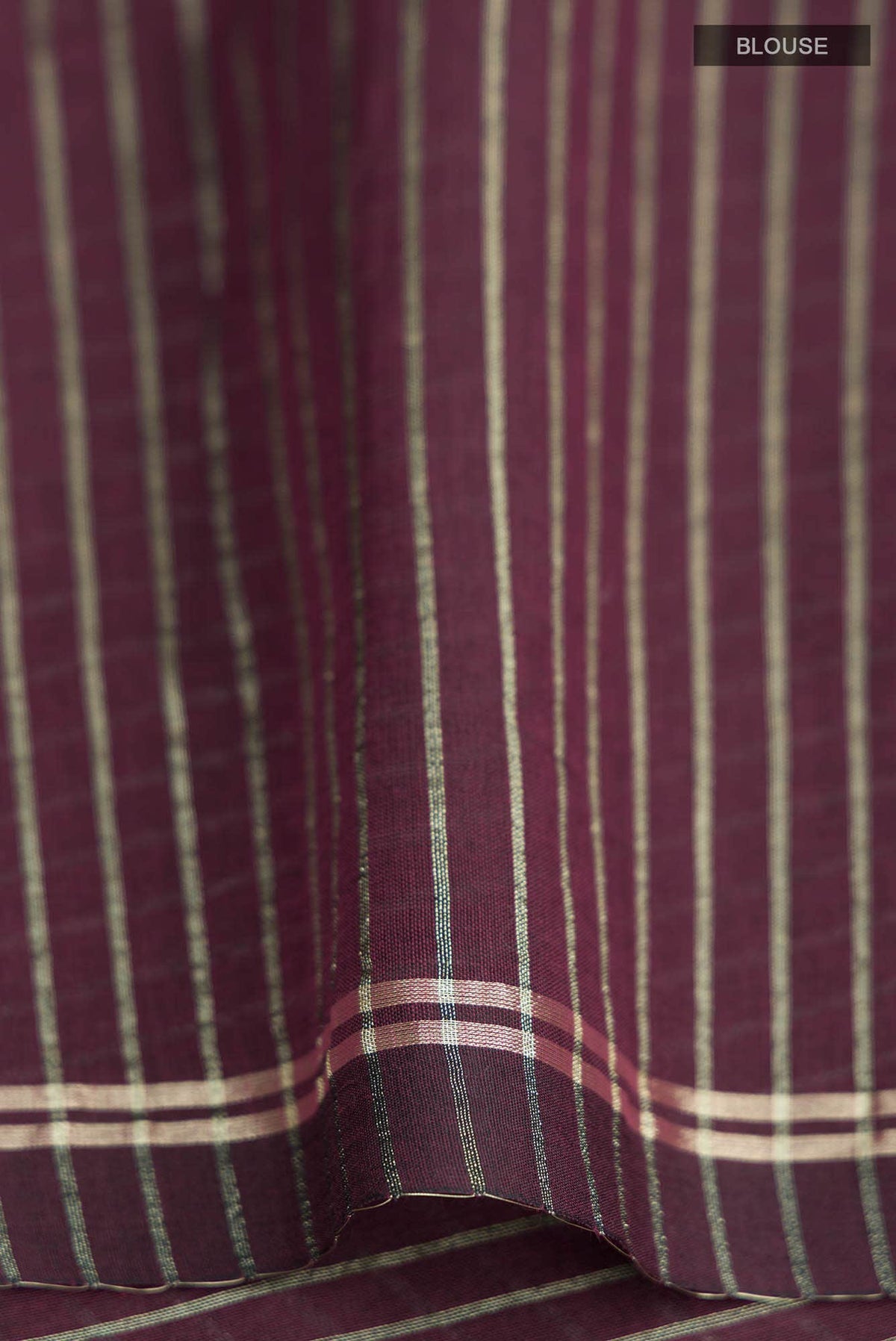 Anuradha-Maroon Bengal Cotton Saree