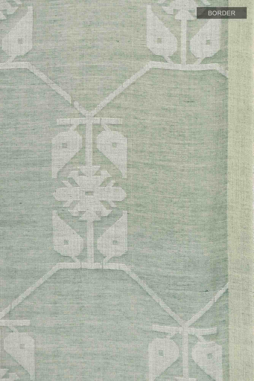 Suman-Green Bengal Cotton Saree