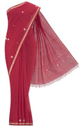 Damini-Red Bengal Cotton Saree