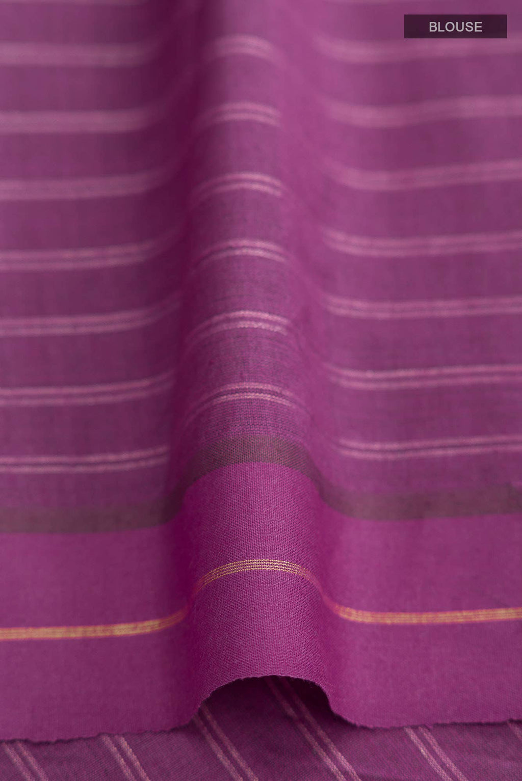 Metallic Magenta-Magenta Bhagalpuri Tussar Silk Saree