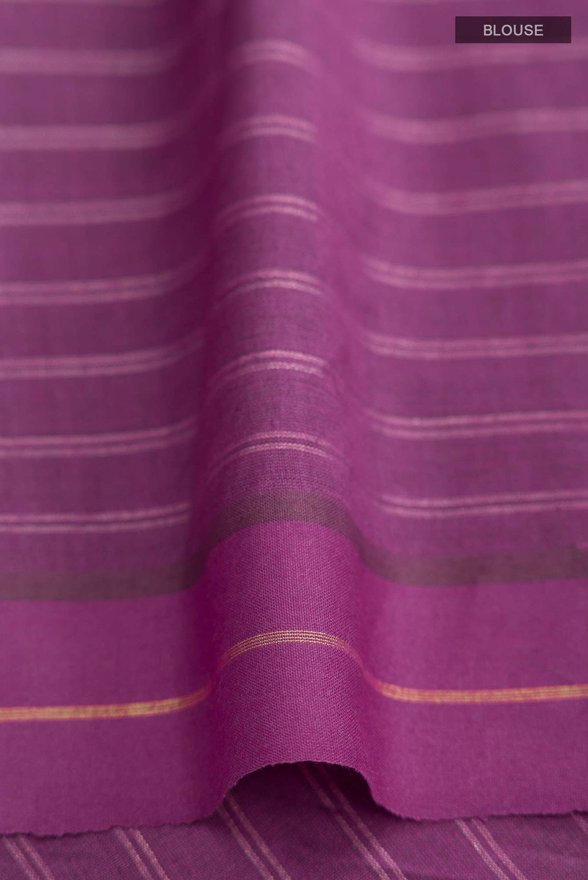 Metallic Magenta-Magenta Bhagalpuri Tussar Silk Saree