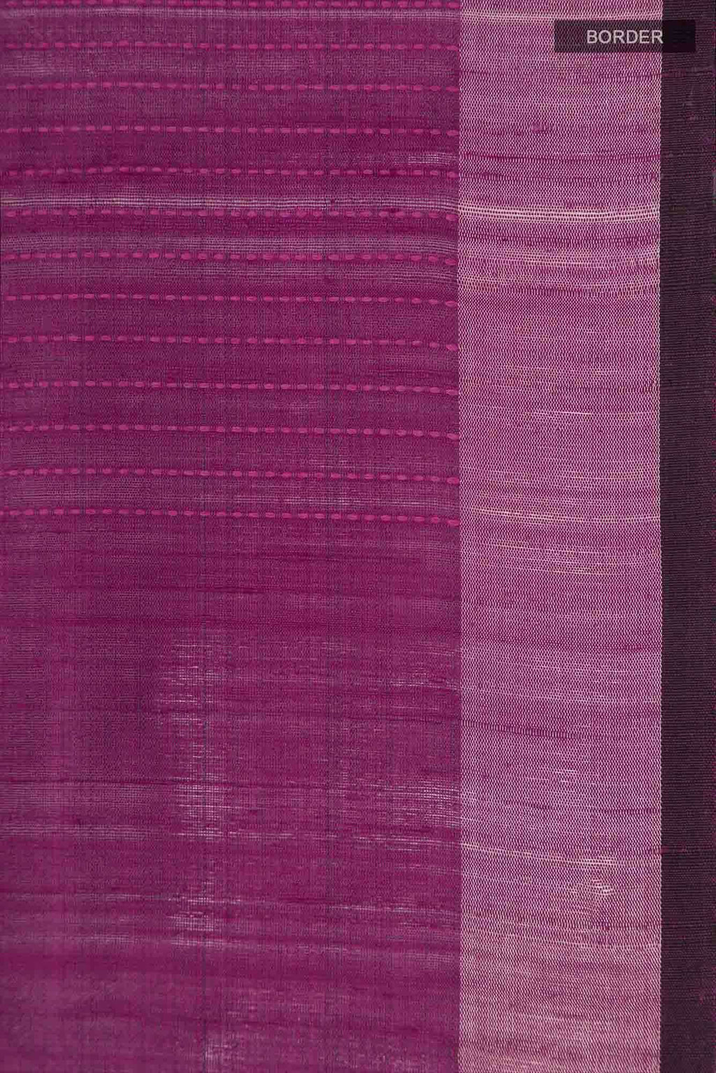 Rich Merlot-Burgundy Bhagalpuri Tussar Silk Saree