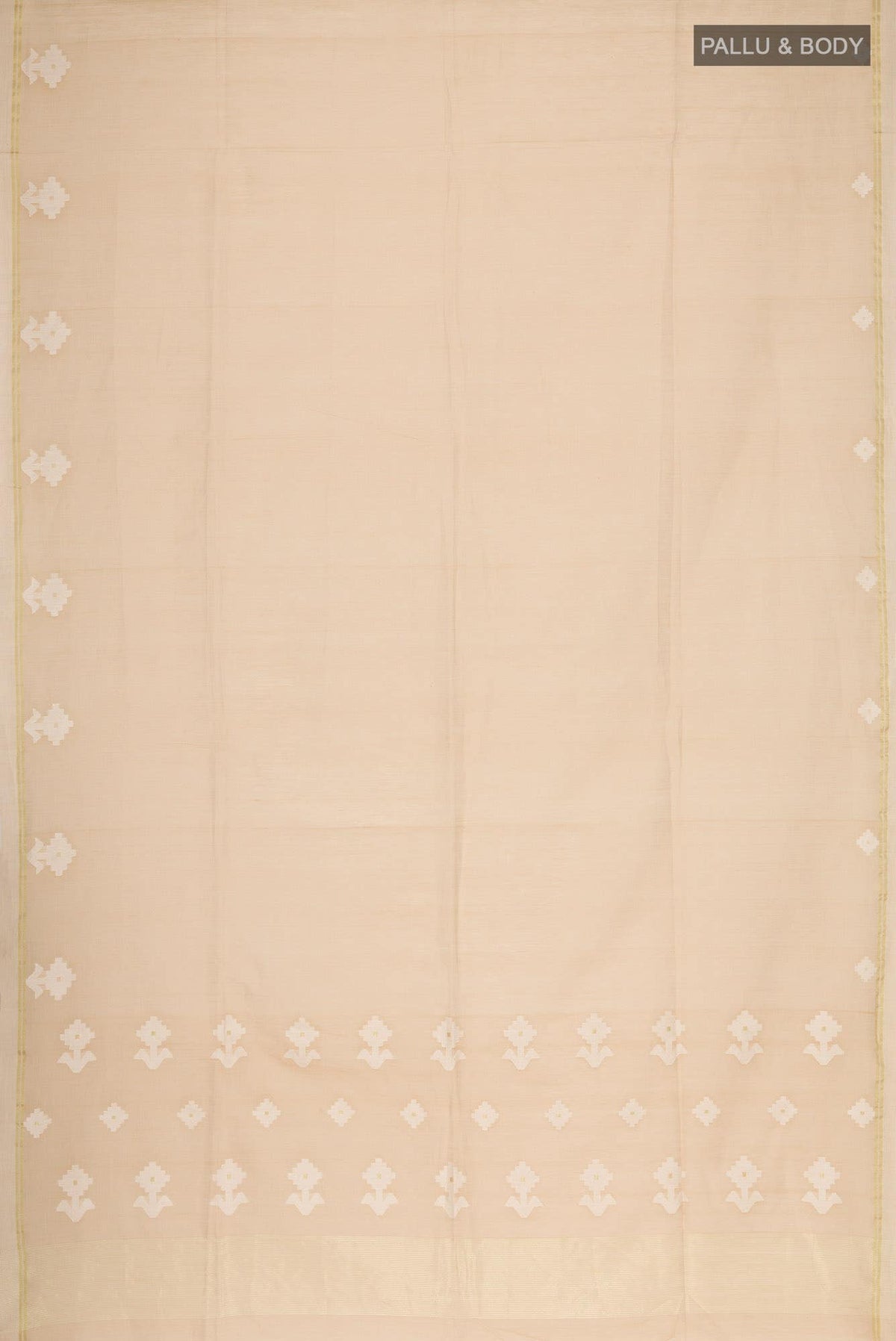 Anuradha-Beige Bengal Cotton Saree