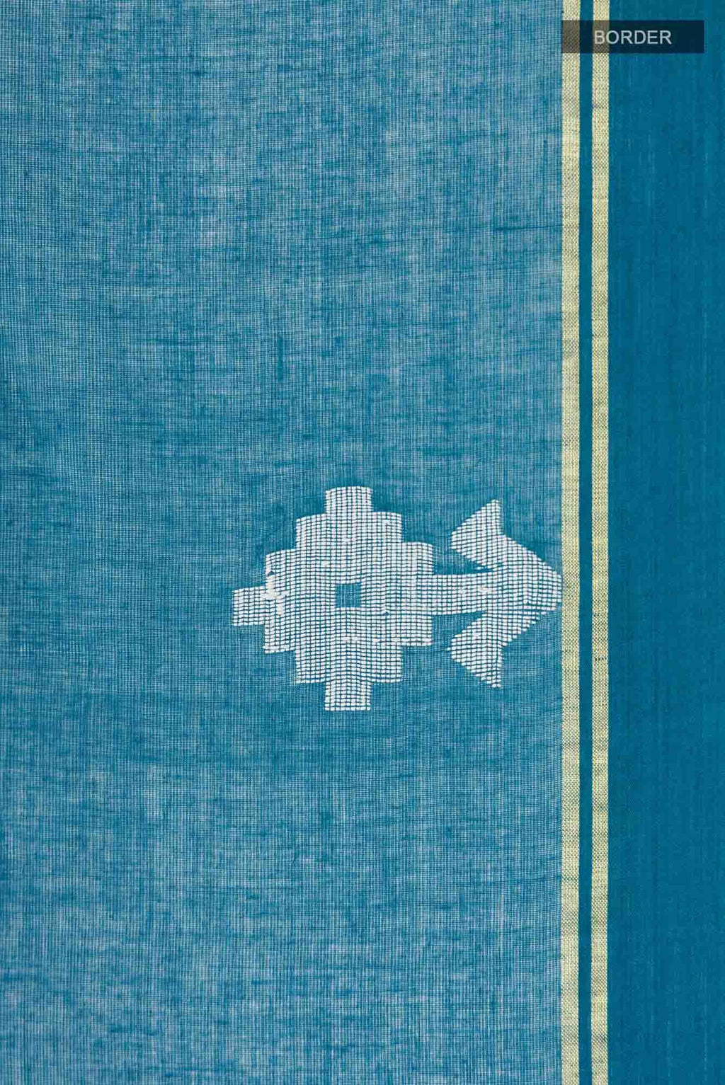 Anuradha-Dark Blue Bengal Cotton Saree