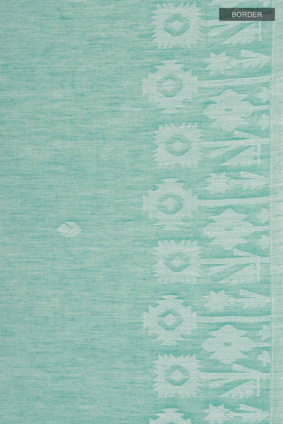 Paromita-Blue Bengal Cotton Saree