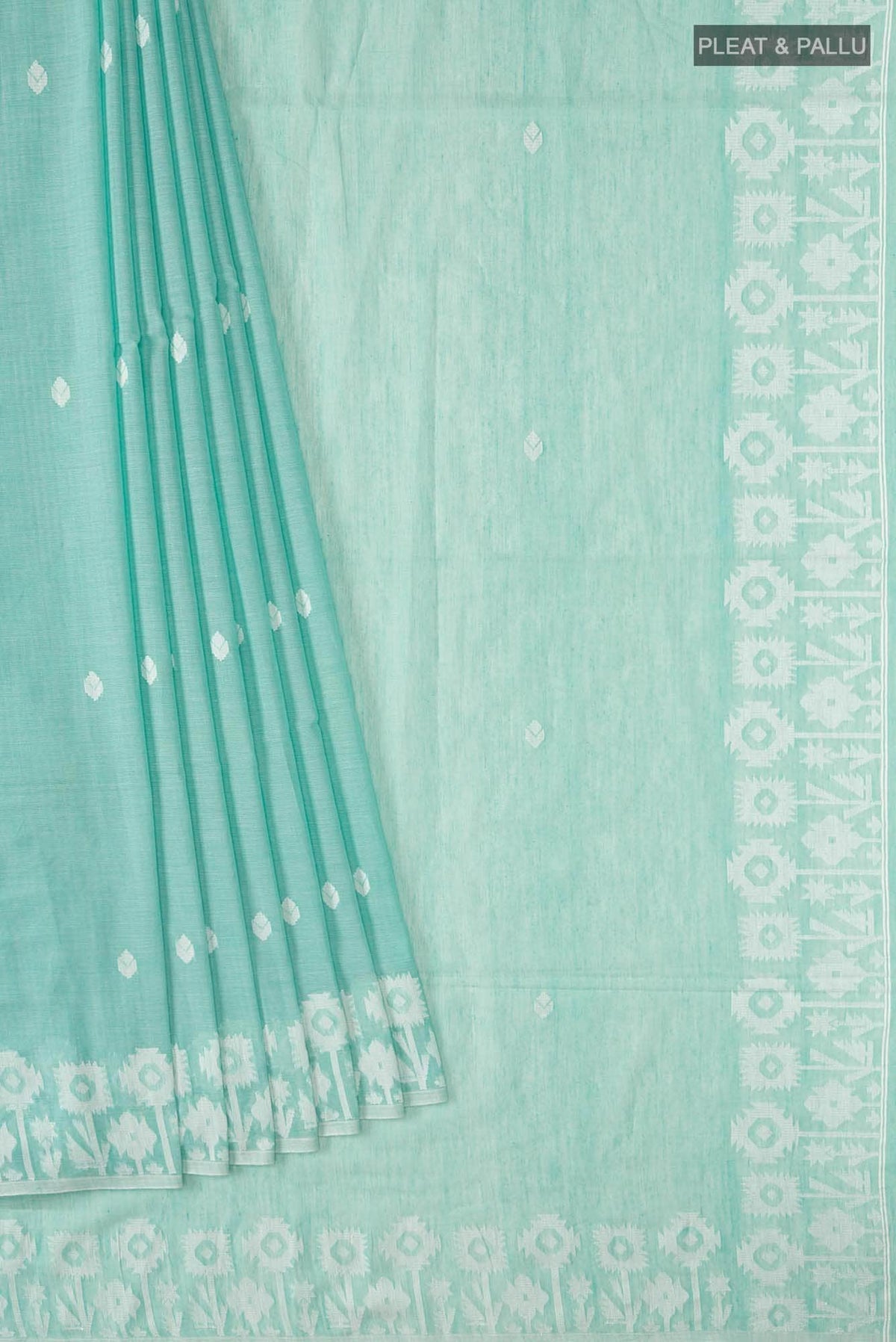 Paromita-Blue Bengal Cotton Saree