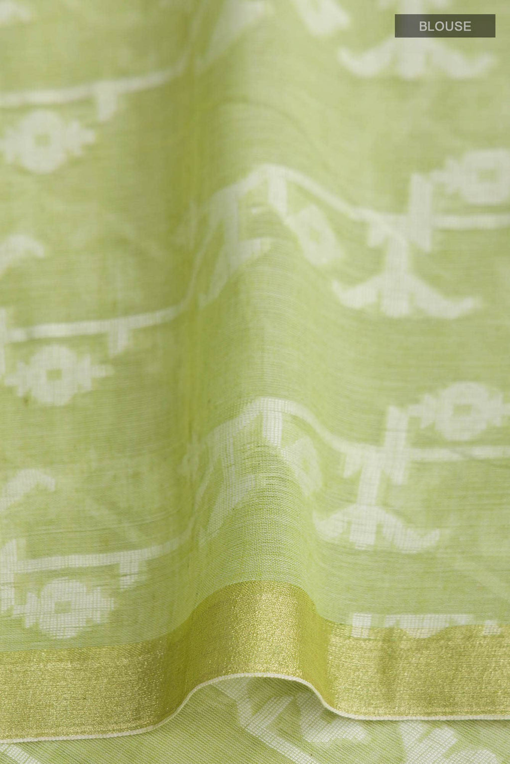 Kadambini-Light Green Bengal Cotton Saree