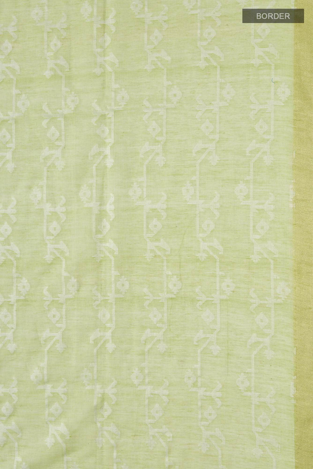 Kadambini-Light Green Bengal Cotton Saree
