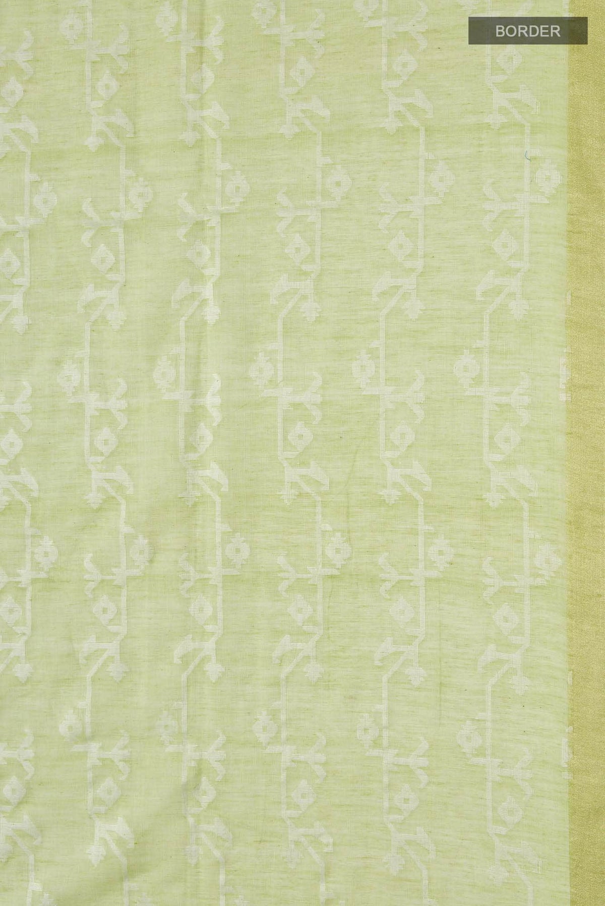 Kadambini-Light Green Bengal Cotton Saree
