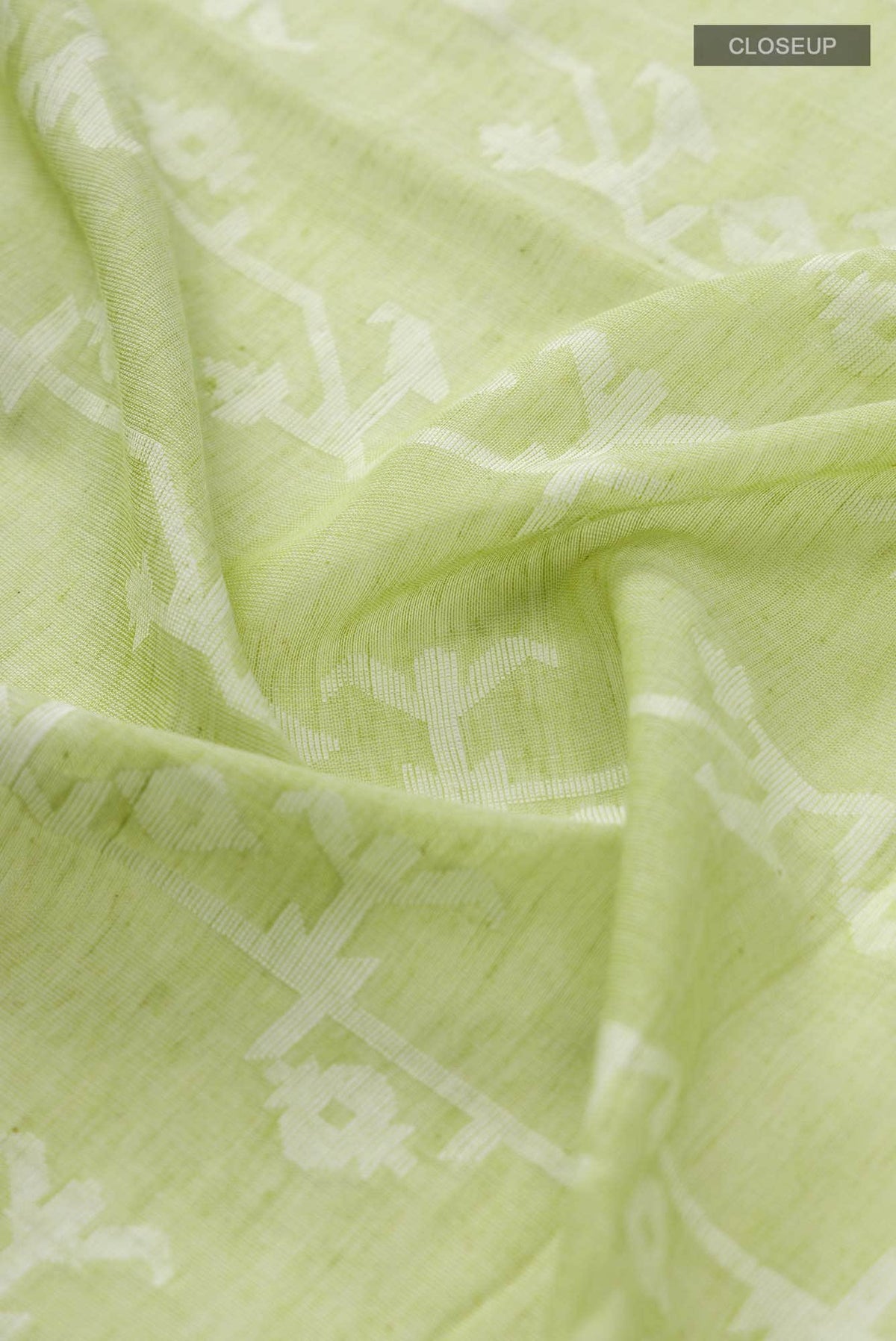 Kadambini-Light Green Bengal Cotton Saree